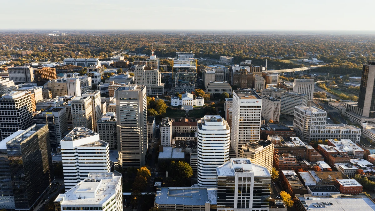 Aerial view of Richmond Hill and Coastal Georgia real estate communities