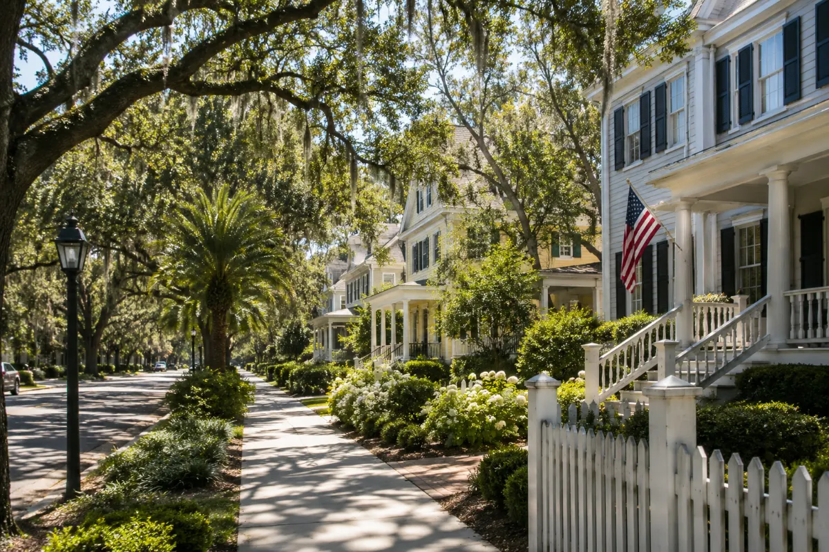 Everyday neighborhood lifestyle near houses for sale in Savannah GA